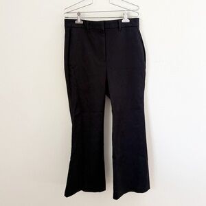 Boden Hampshire Flared Trousers in Black Size 6 Regular